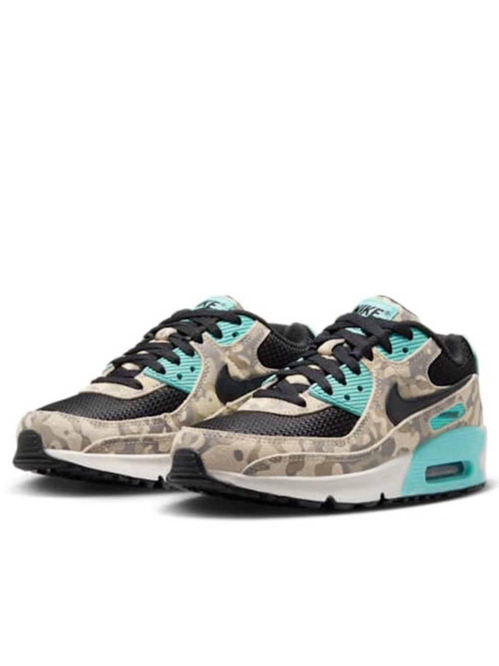 New Nike Air Max 90 GS "Camo Pack" Size 7Y IF3092-100 convert to women8.5